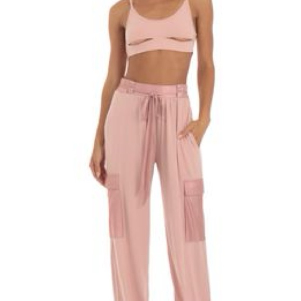 Lucy in the Sky Blush Cargo Joggers & Top
